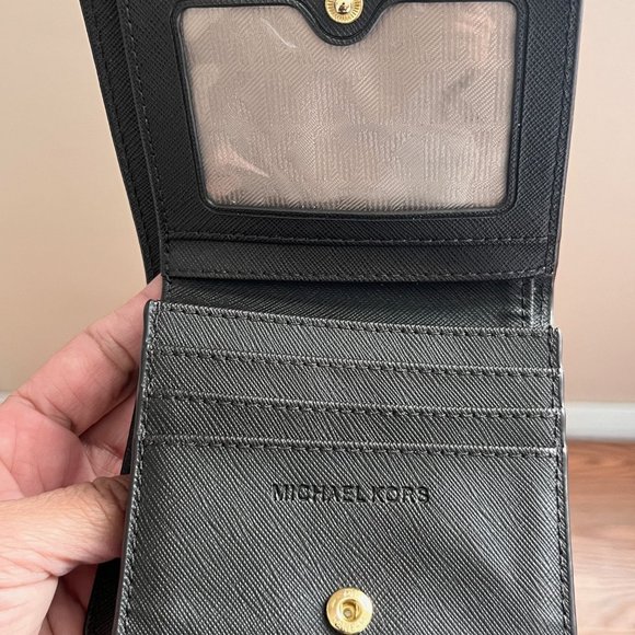 MICHAEL Michael Kors Jet Set Travel Bifold Wallet - Brown - Vintage - Picture 4 of 6